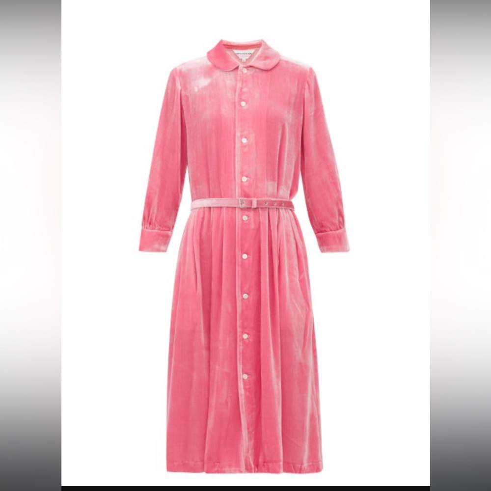 CDG Girls Silk Shirtwaist dress Size Small